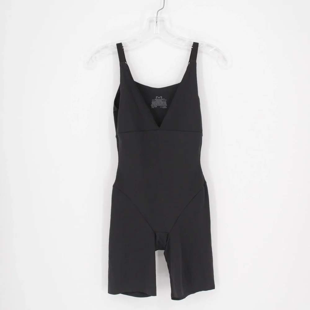 Maidenform Women's Black Firm Control Bodysuit Romper Size‎ M